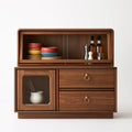 Meuble de cuisine en bois, coloris brun moyen