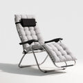 Fauteuil relax zéro gravité aux lignes épurées, coloris blanc